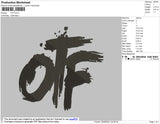 OTF Embroidery File 4 size