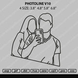 Photoline V10 Embroidery File 4 size