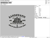 Sanderson Embroidery File 8 size