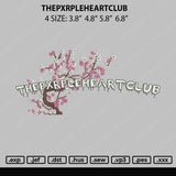 The Pxrpleheartclub Embroidery File 4 size