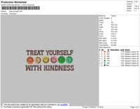 Treat Yourself Embroidery File 4 size