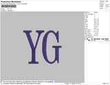 YG Embroidery File 4 size